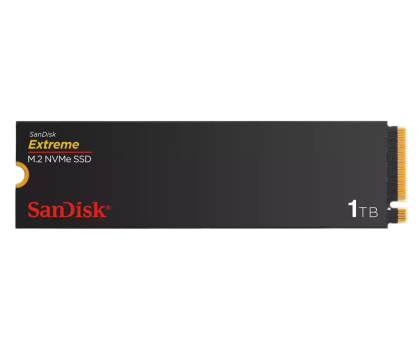 Dysk wewnętrzny SANDISK 1TB M.2 PCIe Gen4 NVMe Extreme SDSSDX3N-1T00-G26